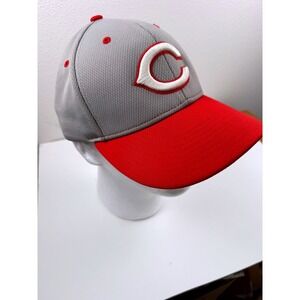 Richardson Cincinnati Reds MLB Baseball Hat Grey Red Mesh Structured Cap Mens